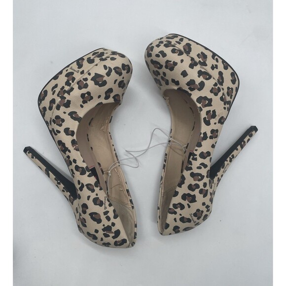 Betseyville Krash Leopard Heels All Man made Materials Size 7.5 - Picture 11 of 11